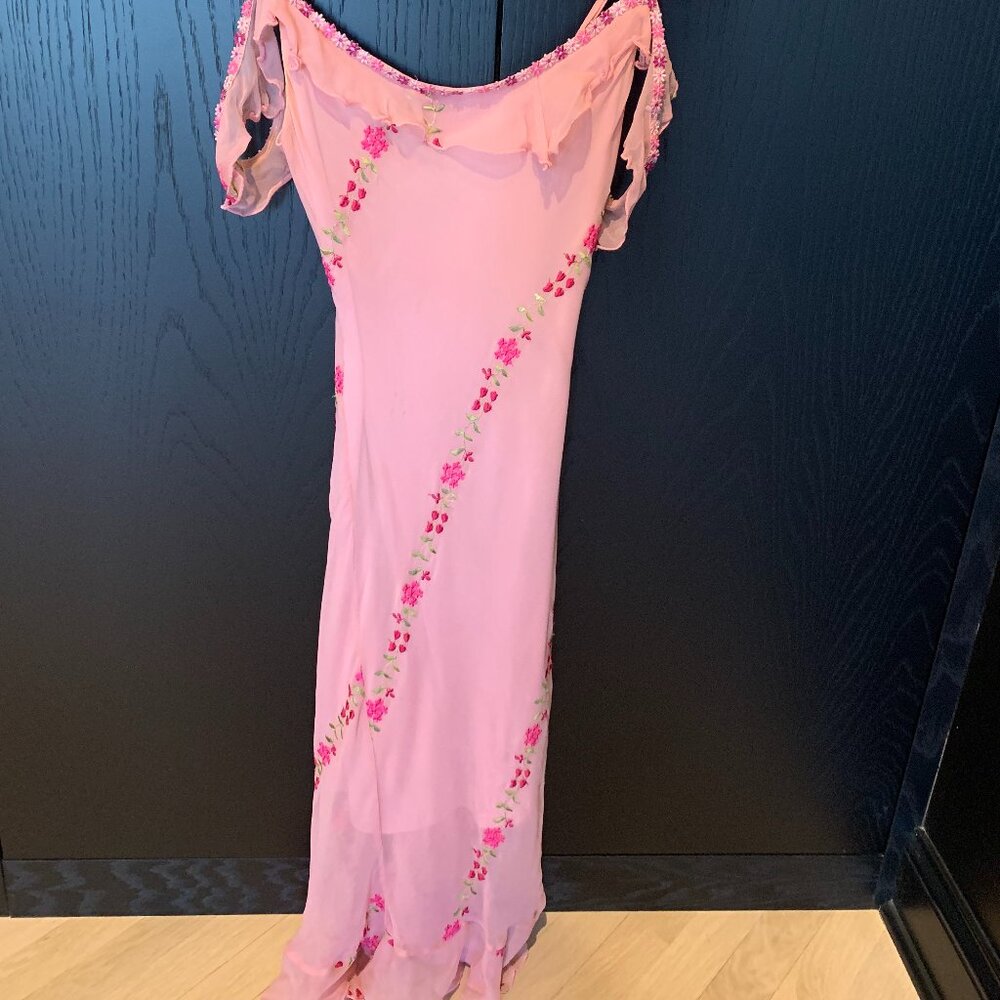 Vintage Betsey Johnson Pink floral dress